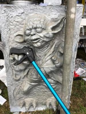 Litter picking yoda